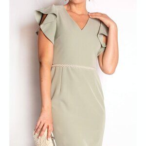 Camilyn Beth Katherine Gown; Sage Green; Size 8